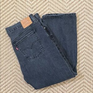 Levi's - Middy Ankle Bootcut Denim Jeans - Black - 33 x 27